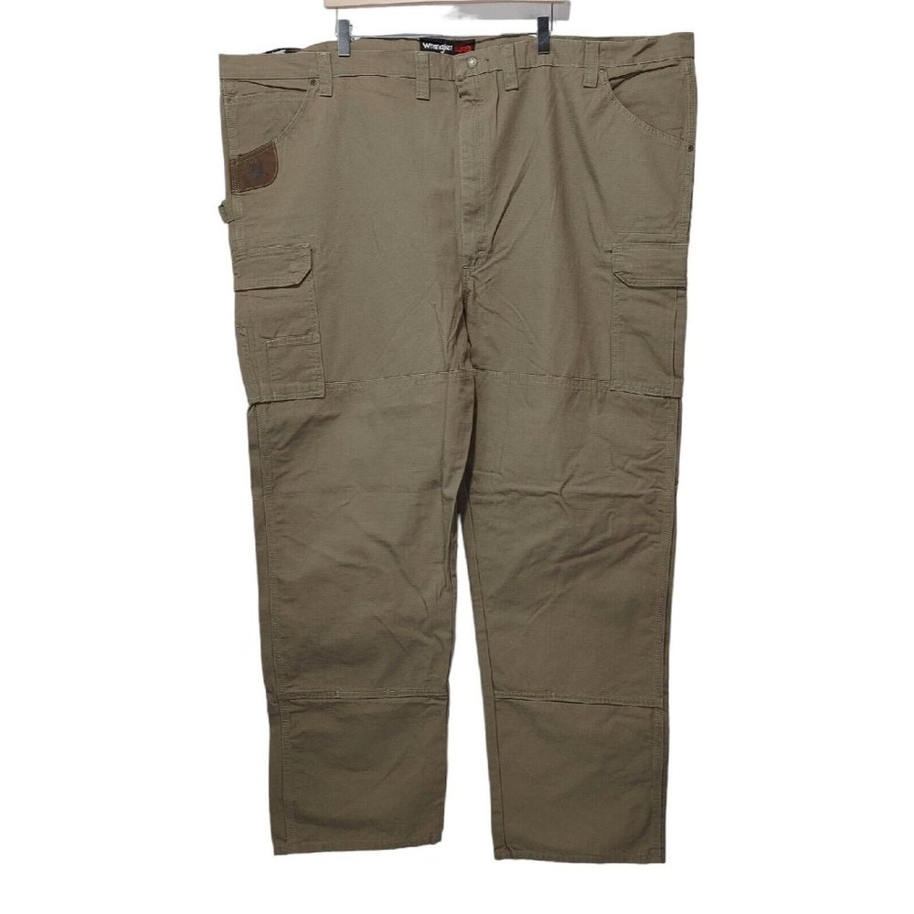 Plus Size Wrangler Riggs Workwear Cargo Pants Relaxed Fit Men's Size 56 …